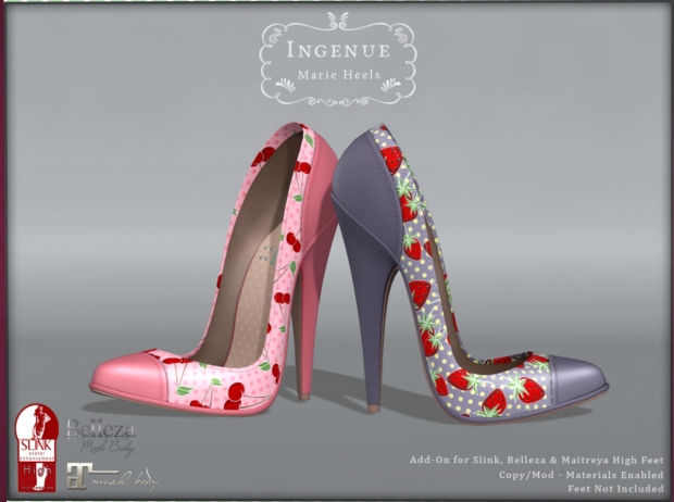 Ingenue at 21 Shoe Event in Second Life